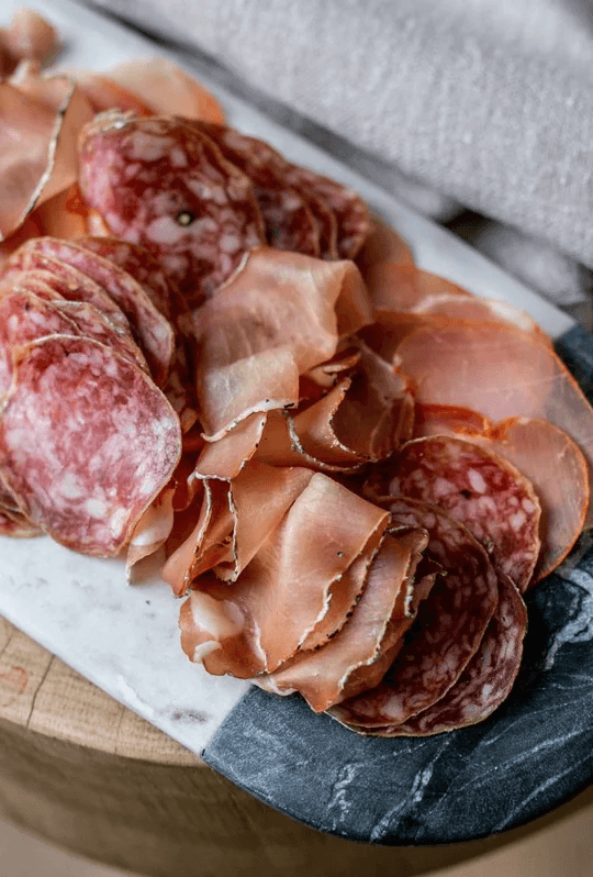 Gourmet charcuterie selection