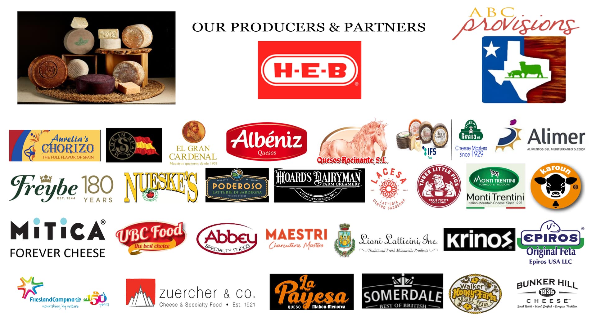 ABC Provisions Partner Logos