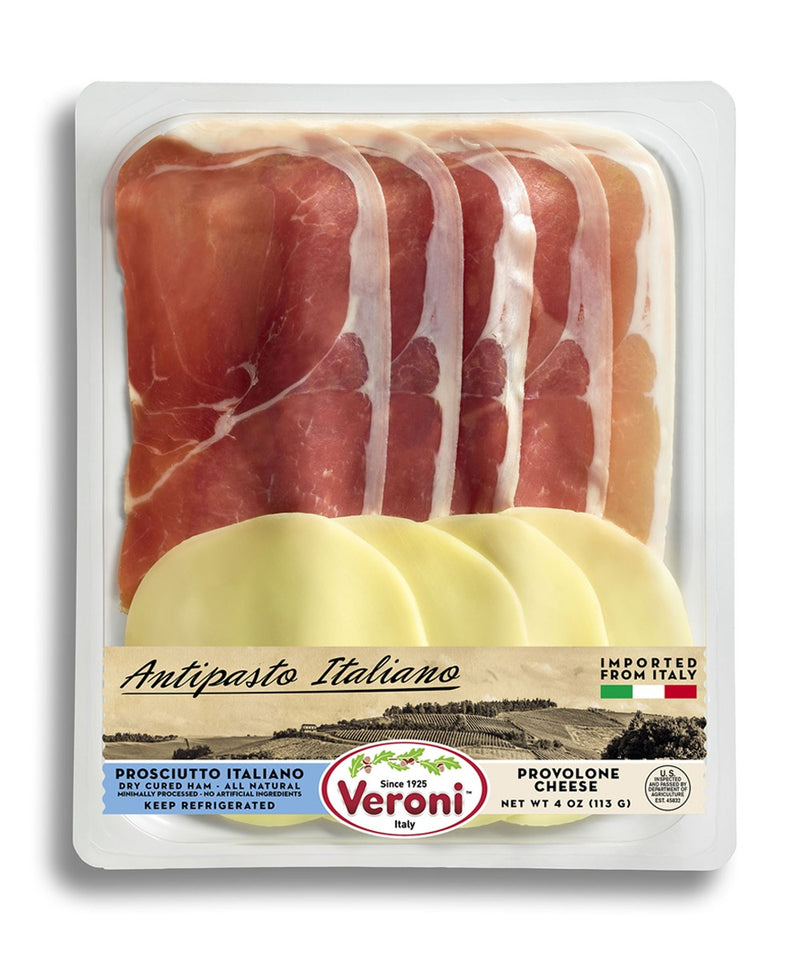 ANTIPASTO PROSCIUTTO & PROVOLONE 4 OZ