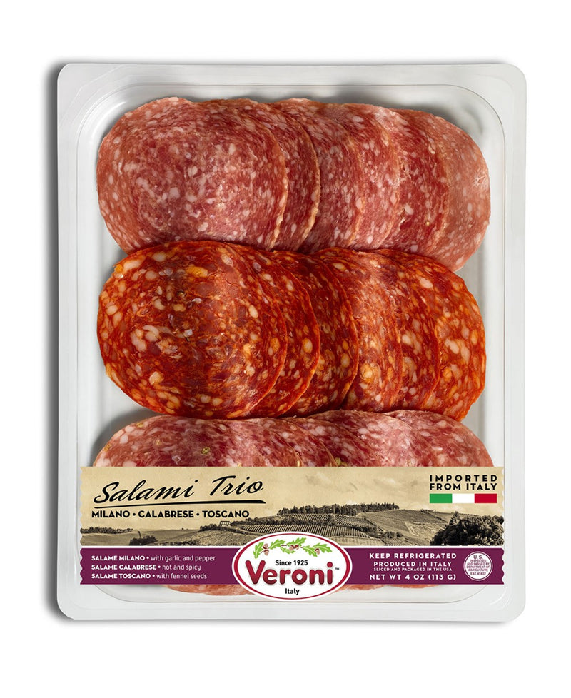 ANTIPASTO SALAMI TRIO 4 OZ