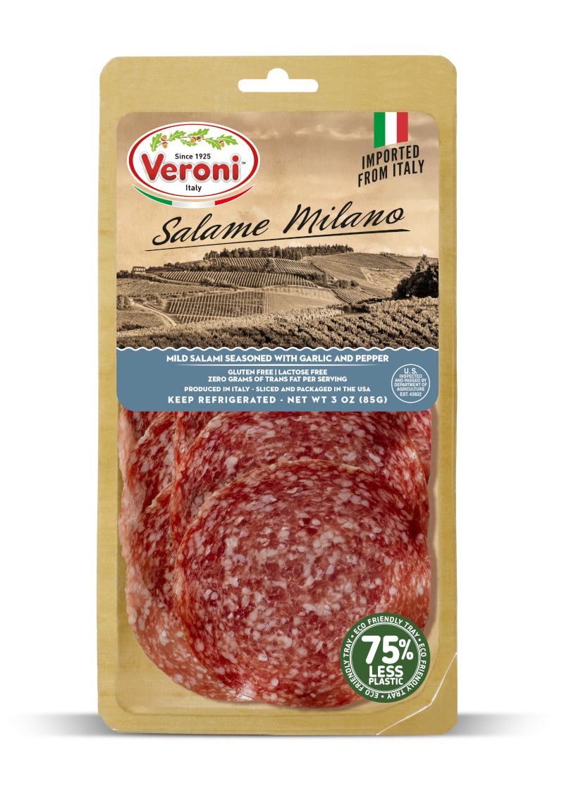 PRE SLICED SALAME MILANO 3 OZ