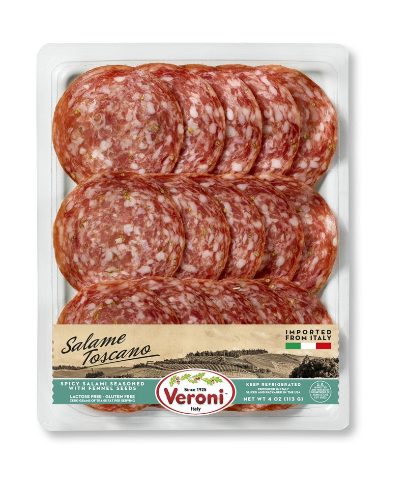 PRE SLICED SALAME TOSCANO 4 OZ