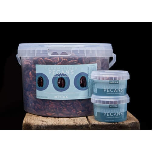PECANS, CARMELIZED (BUCKET)
